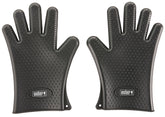 Weber 7017 Grilling Gloves, L, Silicone, Black